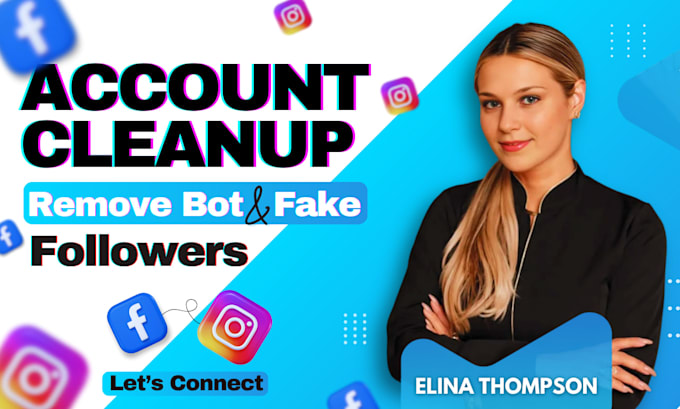 remove fake, bot, inactive, ghost followers on instagram facebook