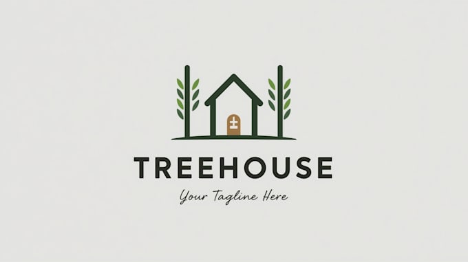 design amazing tree house logo with express delivery