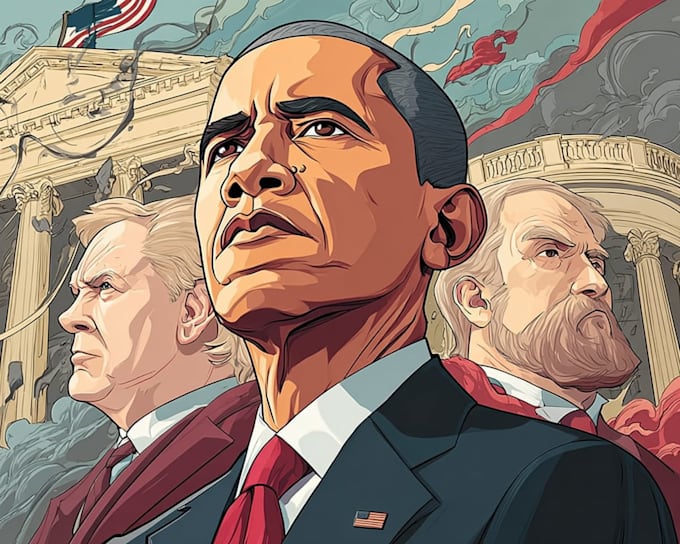 draw political cartoons with powerful satire