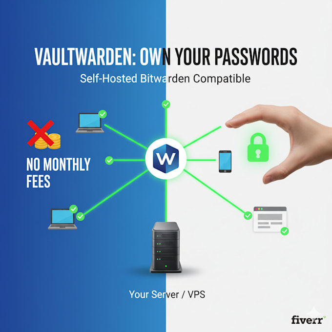 deploy vaultwarden secure password manager ownserver or vps