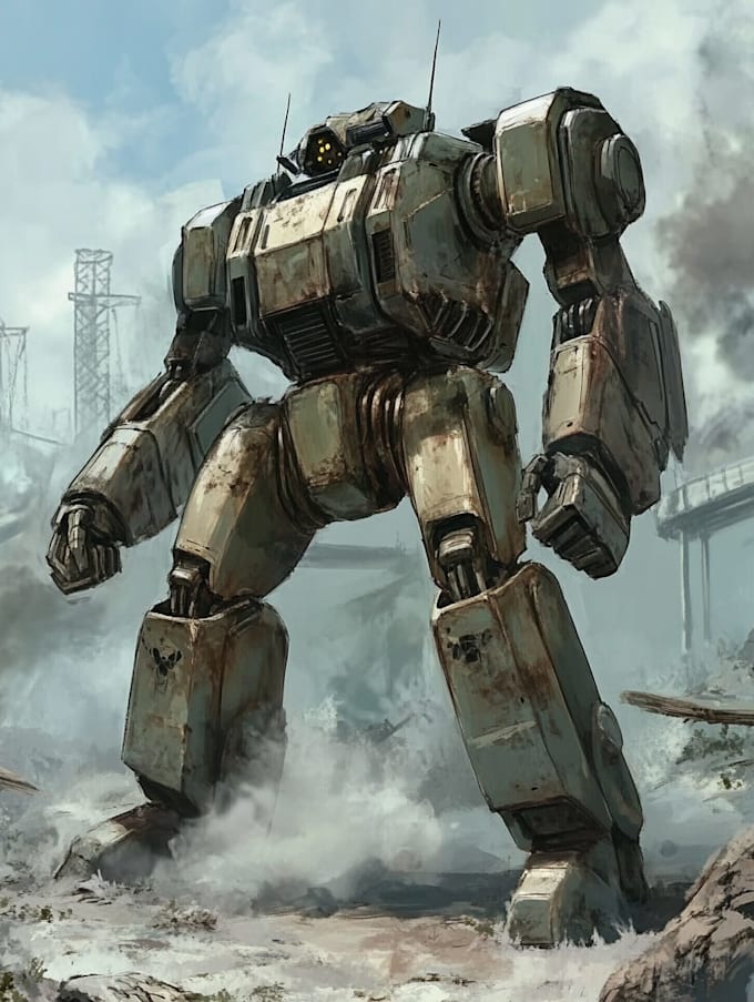 high quality robot, mecha concepts