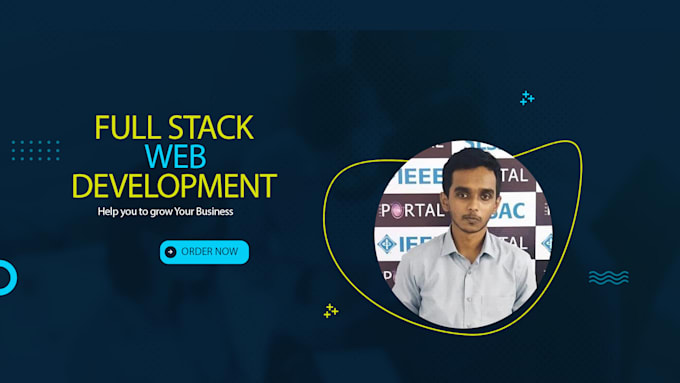do custom website development as full stack developer