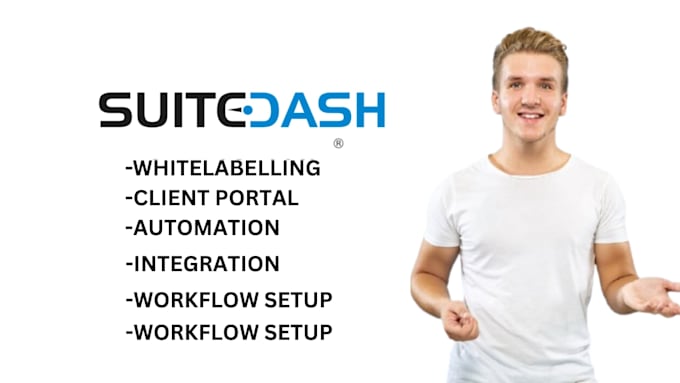setup suitedash CRM automation as an expert suitedash client portal