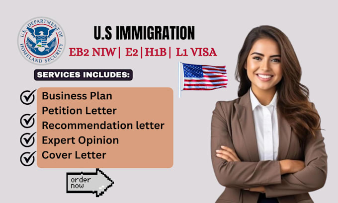 Write eb2 niw immigration business plan petition cover letter uscis for ...