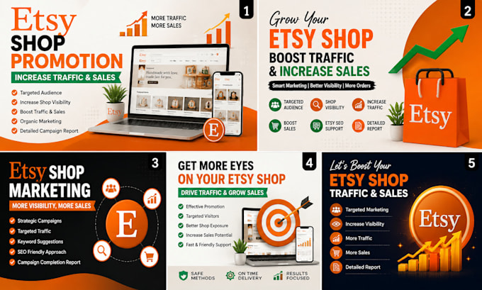 promote your etsy shop to increase traffic and sales