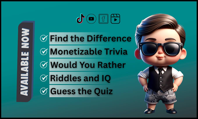 viral monetizable trivia quiz shorts and reels