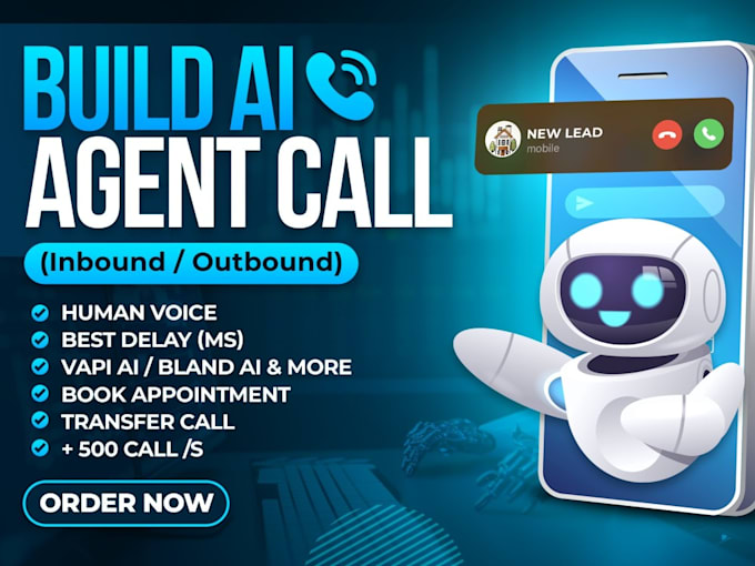 develop ai agent, ai receptionist, ai calling or voice agent, vapi ai