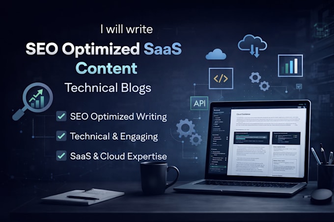 write SEO optimized saas content and technical blogs