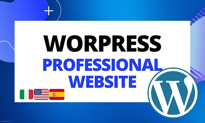 build a professional wordpress website