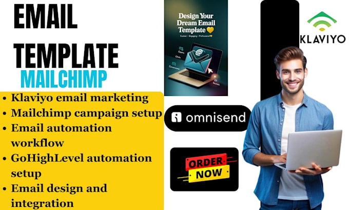 design responsive mailchimp email template newsletter editable email template