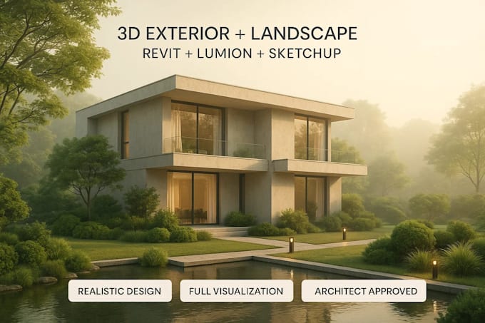 Design 3d exterior and landscape architecture visualization by Thomas ...