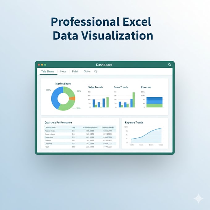 organize, analyze, and visualize your data in excel