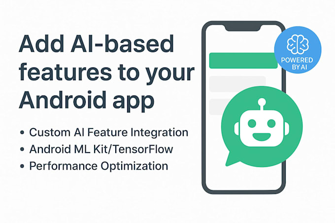 add custom ai and machine learning features into your android app