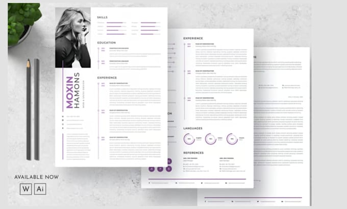Infographic resumes charts visual cv statistical charts property market ...
