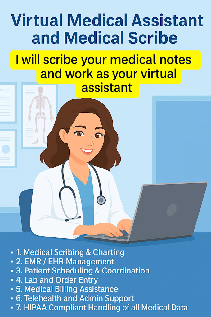 manage your emr data entry, patient scheduling, and admin tasks