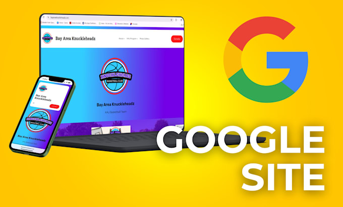 create a modern and fully responsive google sites website