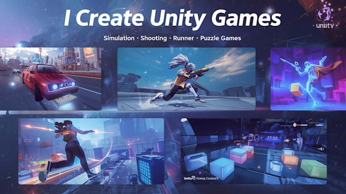 develop your dream game in unity for any platform