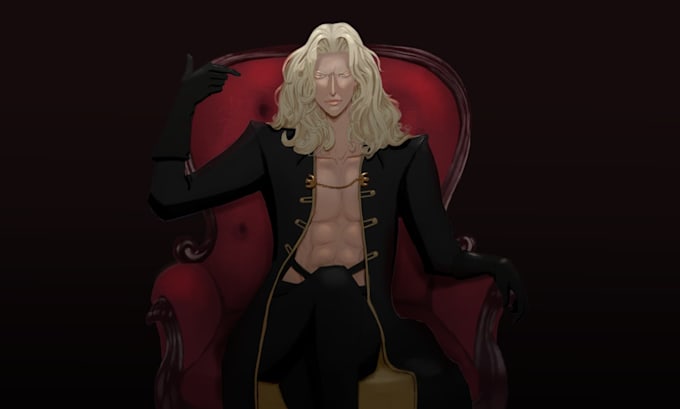 create semi realistic character art or portrait
