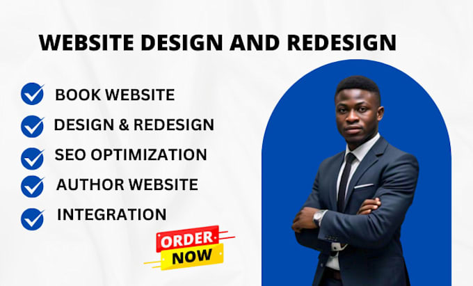 design author website, book website, author, business website