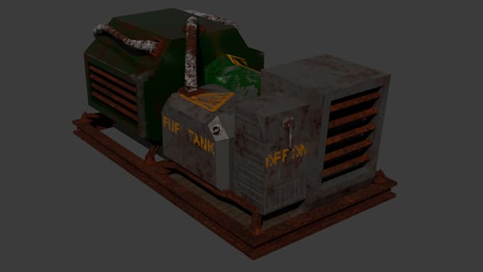3d model and texture a lowpoly asset or character