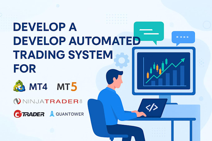 develop automated trading system for mt4, mt5, ninjatrader 8, ctrader, quantower