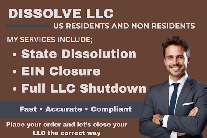 dissolve US llc or cancel corporation, wyoming llc and close ein