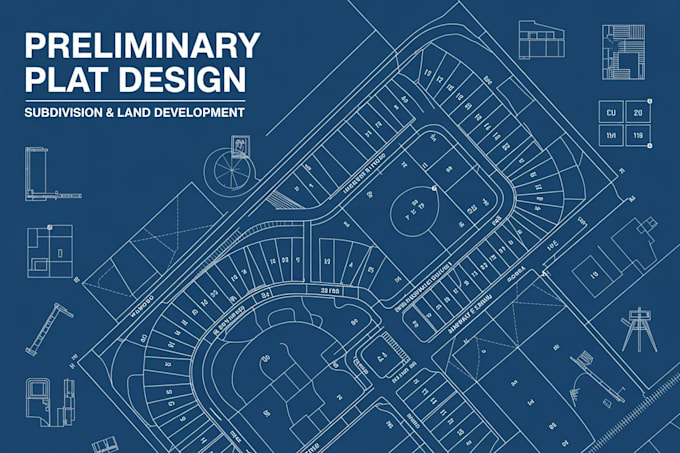 create a professional preliminary plat for land development and subdivision