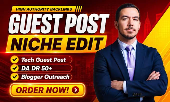 publish a technology guest post with tech backlinks