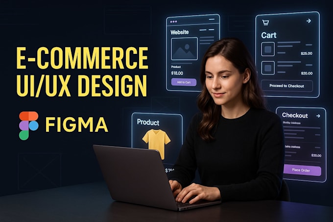 Design a professional ecommerce website ui ux for more sales by ...