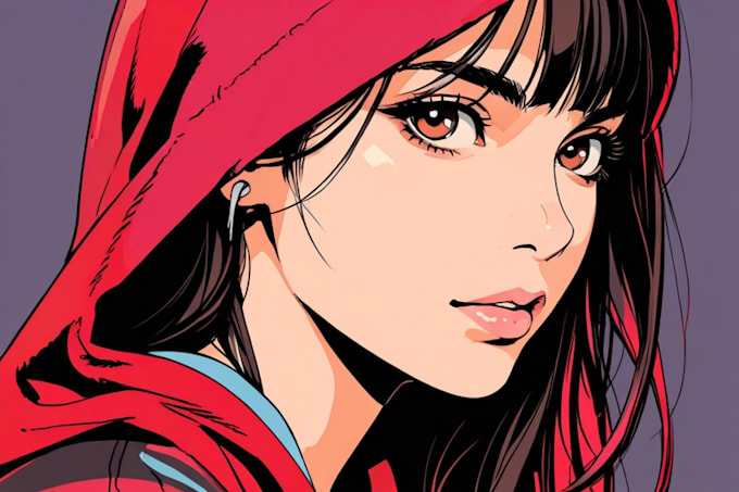 make detailed vector art portrait