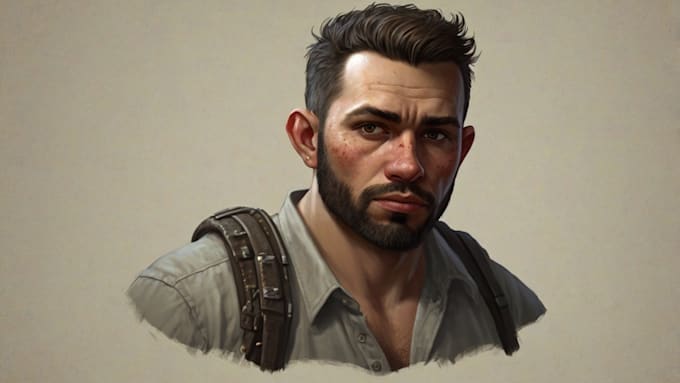 design and illustrate realistic characters