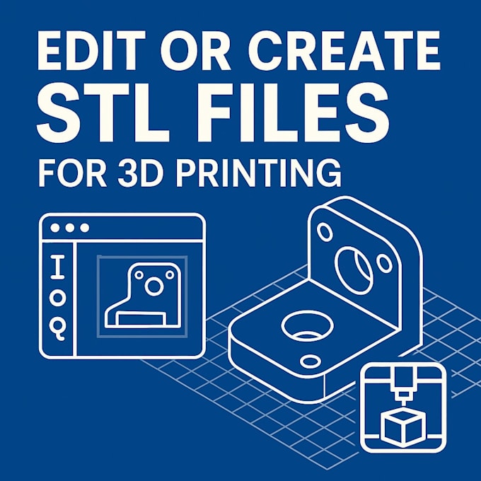 create stl files for 3d printing design