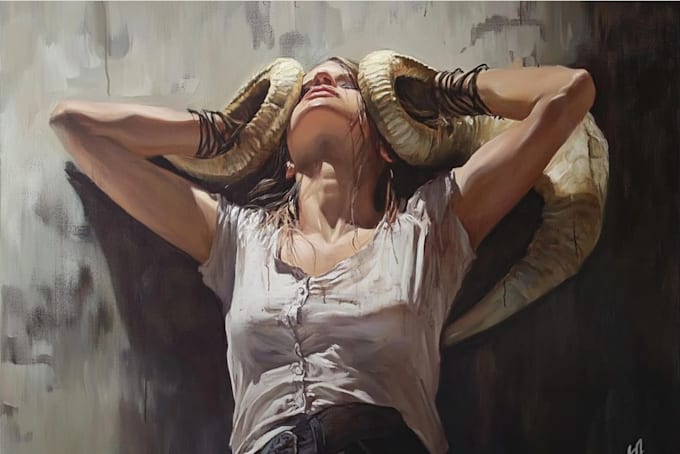 do realistic digital painting with super quality