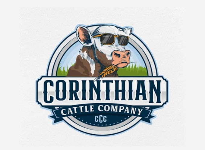 create awesome and gorgeous cow logo design
