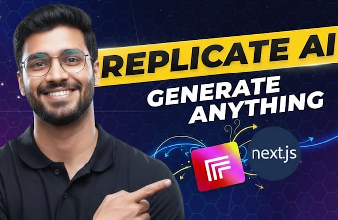 create ai powered nextjs apps using replicate ai API