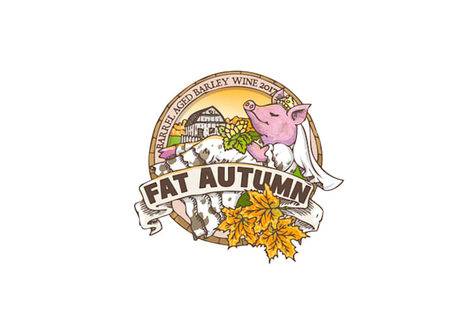 design attractive classic barley wine logo