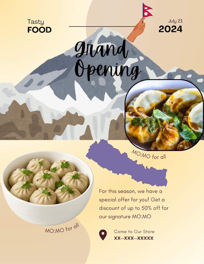 make food flyer, church flyer, normal flyer