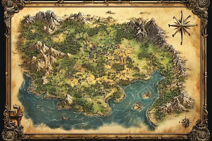 do fantasy map design