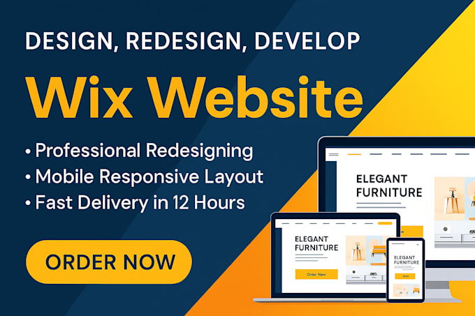 build a custom wix website design develop wix ecommerce store seo landing pages