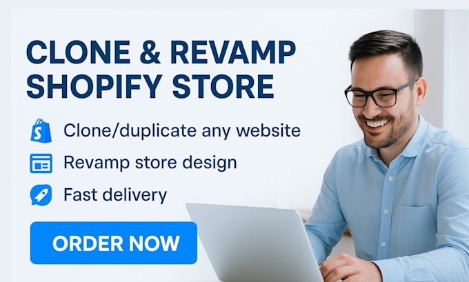 copy, duplicate, clone website into shopify, wordpress, revamp shopify store