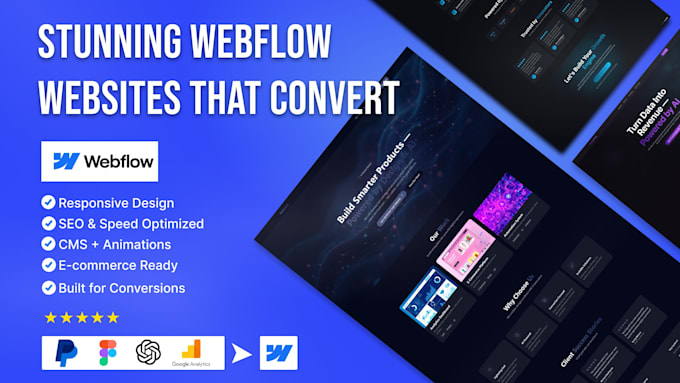 design a high end webflow website for premium brands