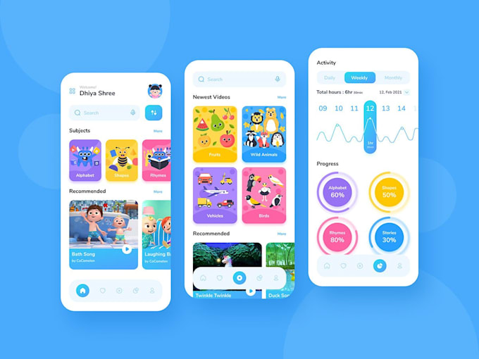 develop kid learning app or game all language learning app education app lms app
