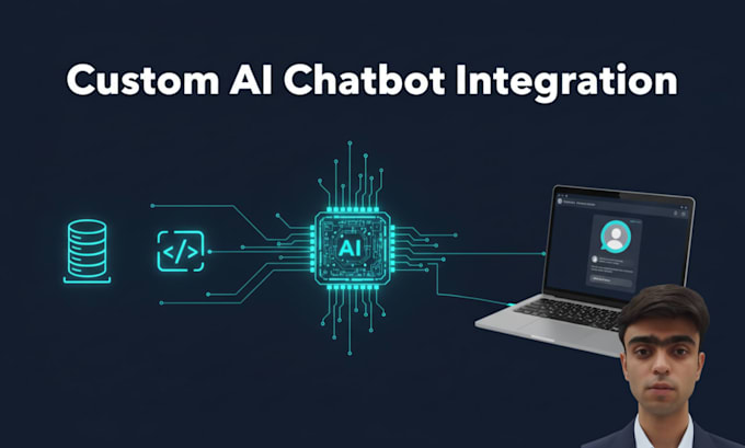 develop a custom ai chatbot with API and database integration