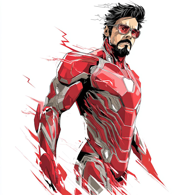 superhero comic book art and illustration