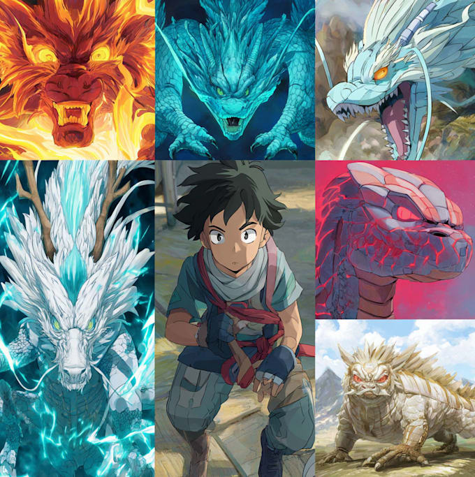 illustrate any art, characters and creatures