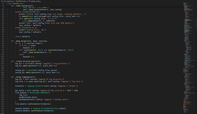 python programmer for code development projects