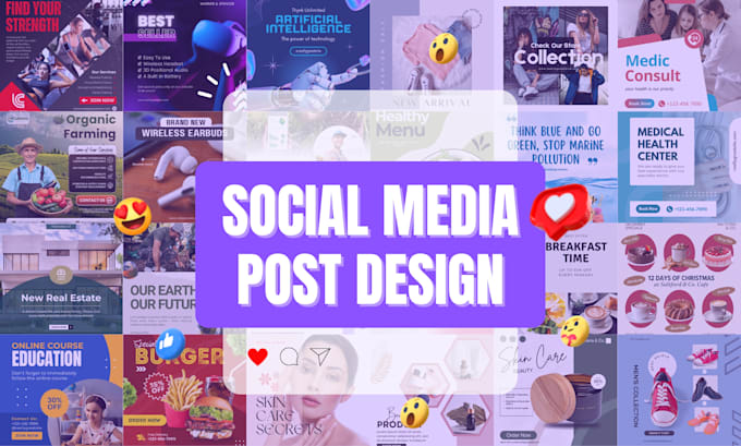 design social media post, facebook ad post, instagram ad creative