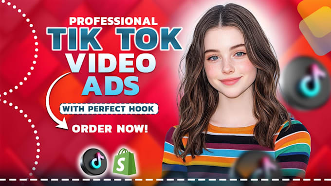 create tiktok video ads and facebook video ads with hook