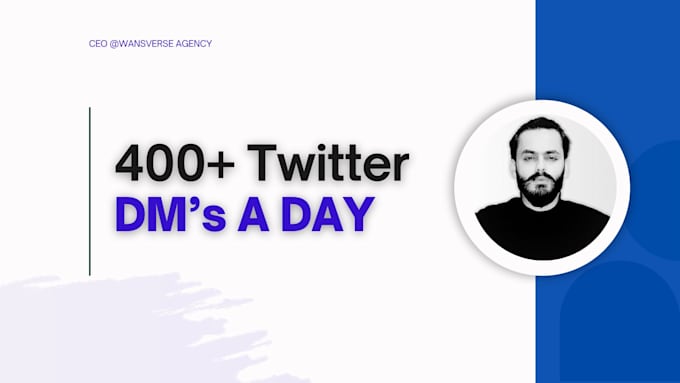 do twitter outreach and set appointments