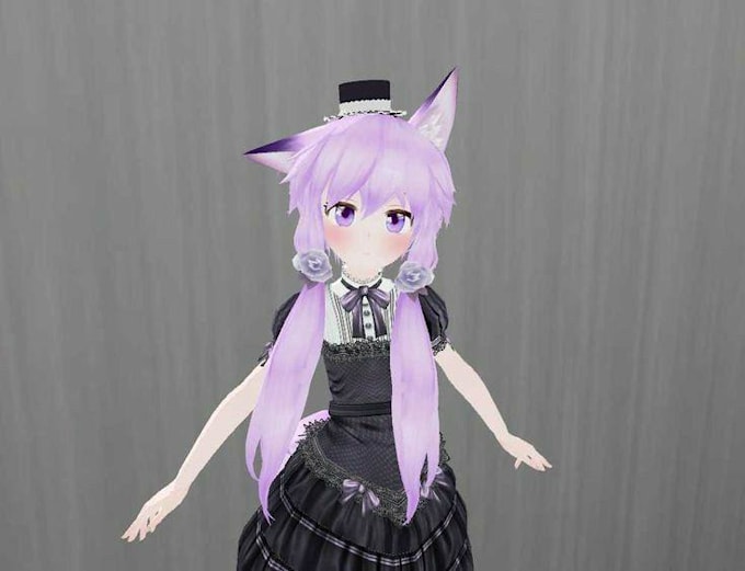 create custom 3d avatar for vrchat and vtuber or streaming